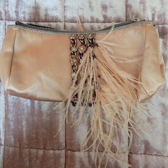 Henri Bendel Ostrich Feather Handbag - Picture 1 of 4